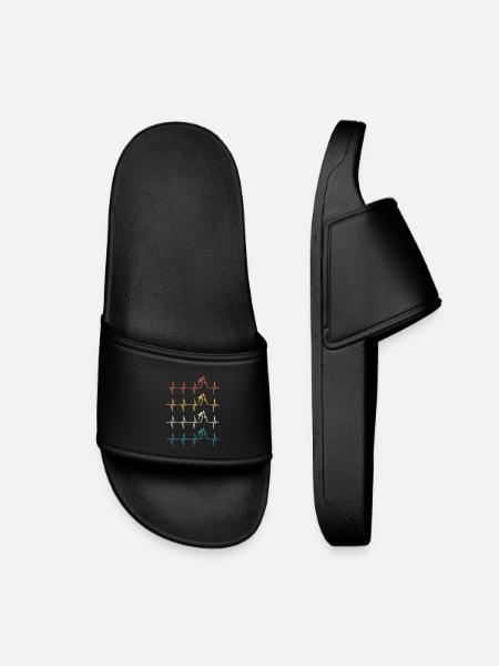 Escalade Battement de cœur grimpeur - Claquettes enfant - noir