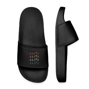 Dart Heartbeat Rétro Darts Darter - Claquettes enfant - noir - Devant