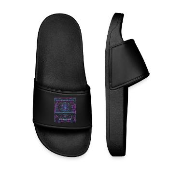 Pressez le sommeil - Claquettes enfant - noir - Devant