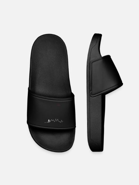 cycling - Kids’ Pool Sliders - black