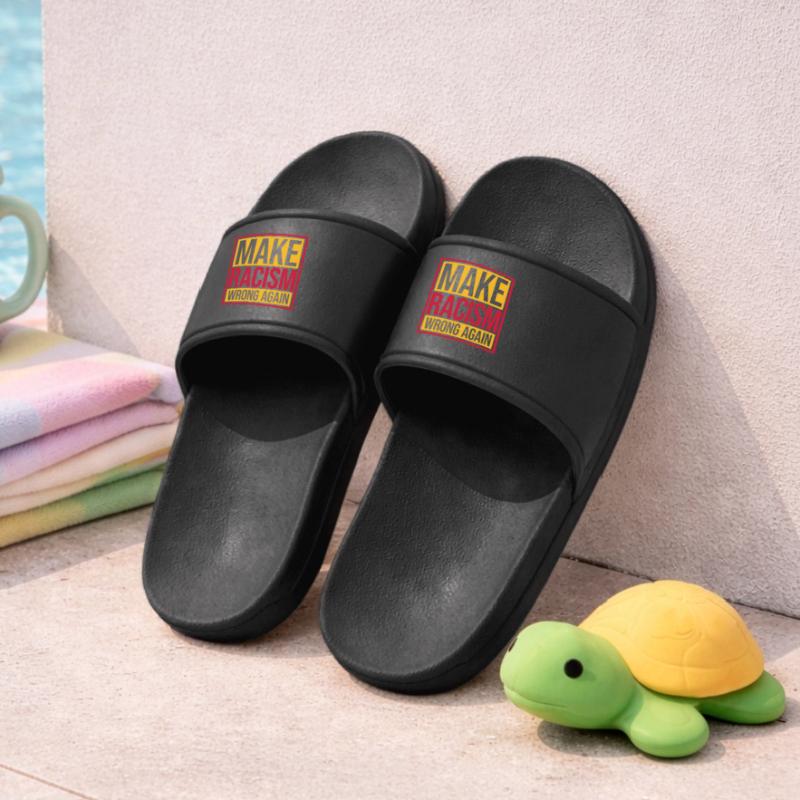 make racism wrong again Kids’ Pool Sliders