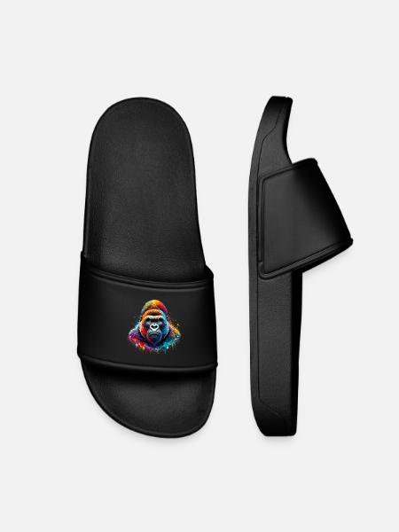 Gorilla - Kids’ Pool Sliders - black