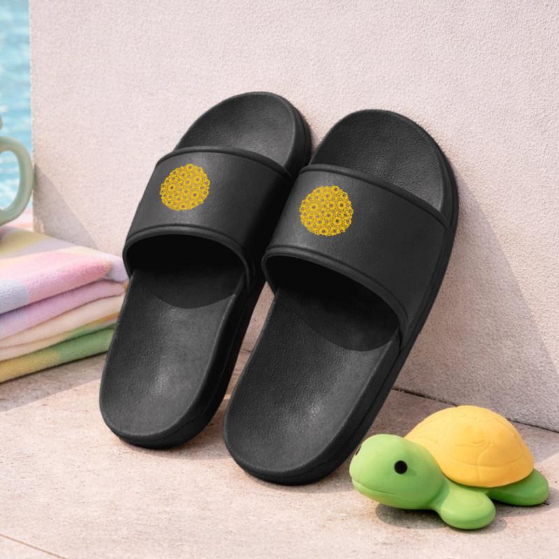 Moon Pattern Kids’ Pool Sliders
