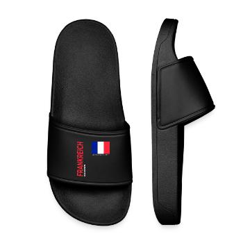 Cannes - Claquettes enfant - noir - Devant