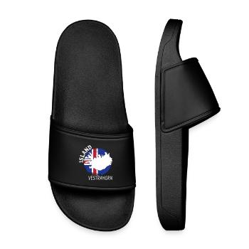 Vestrahorn - Kids’ Pool Sliders - black - Front