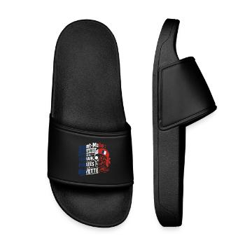 Corsaires de Saint-Malo - Kinder Badelatschen - Schwarz - Vorne