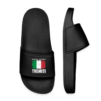 Tremiti Coordinates - Kids’ Pool Sliders - black - Front