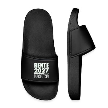 Pension 2027 Loading - Kids’ Pool Sliders - black - Front
