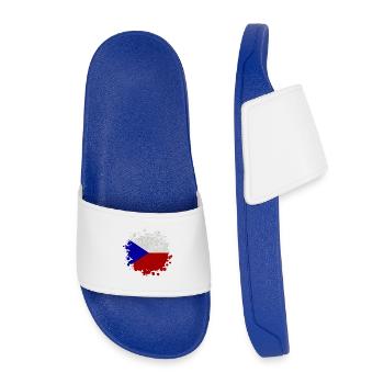 Tchéquie / Cadeau de Prague drapeau - Claquettes enfant - bleu roi - Devant