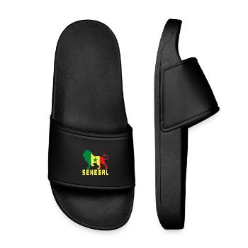 Lion du Sénégal - Claquettes enfant - noir - Devant