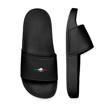 Milan City Skyline Italy Landmark, Milano Italia - Kids’ Pool Sliders - black - Front