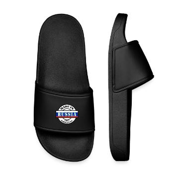 MADE IN RUSSIA, Russia, Russian Federation - Kids’ Pool Sliders - black - Front
