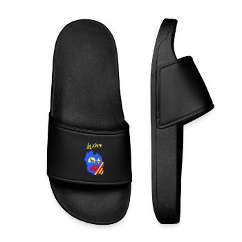 Lozère - Claquettes enfant - noir - Devant