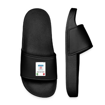 Appel du 18 juin - Claquettes enfant - noir - Devant
