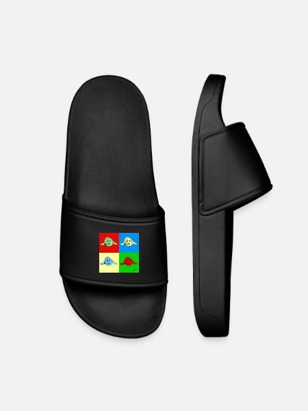 Labrador - Kids’ Pool Sliders - black