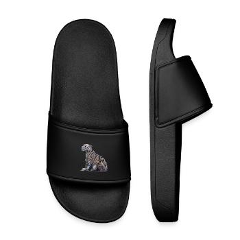 Panthère nébuleuse - Claquettes enfant - noir - Devant