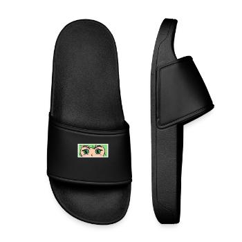 Anime Cartoon Comic Manga Cosplay Nerdy - Claquettes enfant - noir - Devant