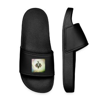 Merveilleux coeur élégant - Claquettes enfant - noir - Devant