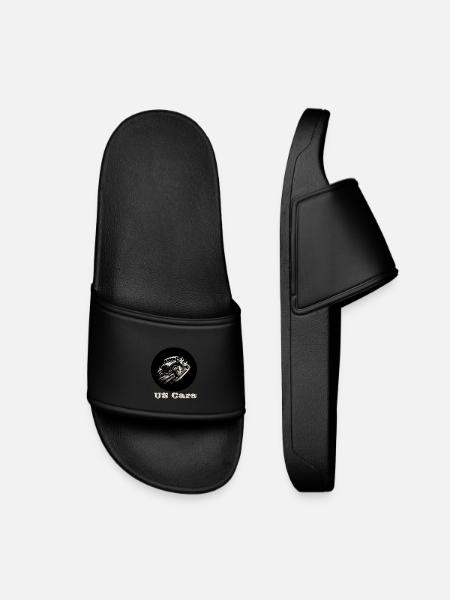 US Cars white - Kids’ Pool Sliders - black