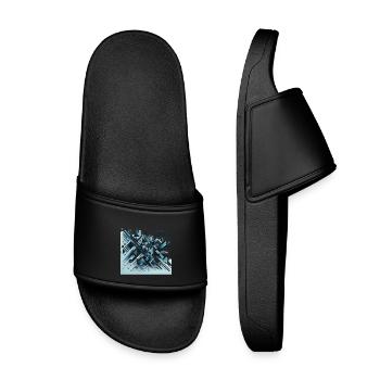 Season's Greetings - Kids’ Pool Sliders - black - Front