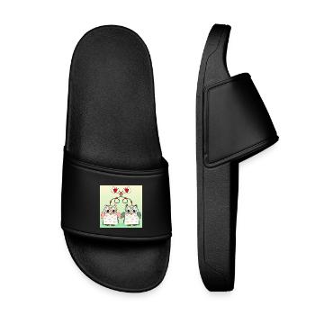 Thé de hibou - Claquettes enfant - noir - Devant