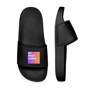 Tellement d’aloha - Claquettes enfant - noir - Devant