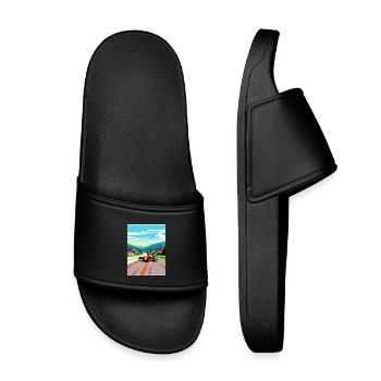 Spielberg Circuit Motorsport Race Austria Travel - Kids’ Pool Sliders - black - Front