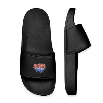 Graffiti Mother Day - Kids’ Pool Sliders - black - Front