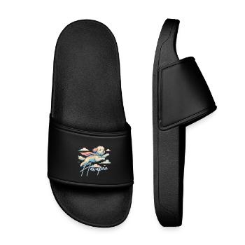 Super chien Havapoo Cape Cape cadeau - Claquettes enfant - noir - Devant