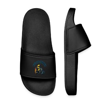 Biker banane - Claquettes enfant - noir - Devant