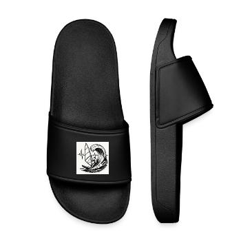 Surfeur - Claquettes enfant - noir - Devant