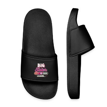 Big Sister Loading 2026, Promoted to Big Sister - Kids’ Pool Sliders - black - Front