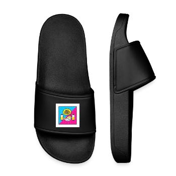 Mode économie d'énergie Hamac - Claquettes enfant - noir - Devant