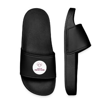 Tu es mon mélange parfait – Aimant - Claquettes enfant - noir - Devant