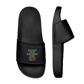 Pensioner 2026 Icon Pension - Kids’ Pool Sliders - black - Front