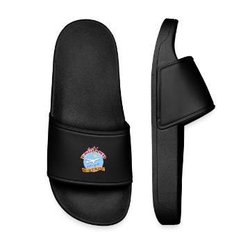 Goodbye England Let´s go to Tenerife  - Kids’ Pool Sliders - black - Front