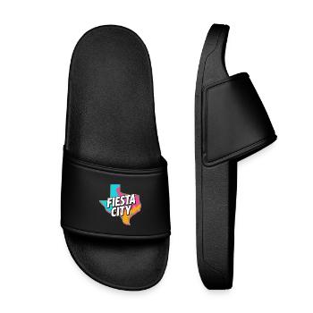 Fiesta City Neon Texas - Claquettes enfant - noir - Devant