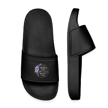 Récit drôle de Murder Shows Vests confortables - Claquettes enfant - noir - Devant