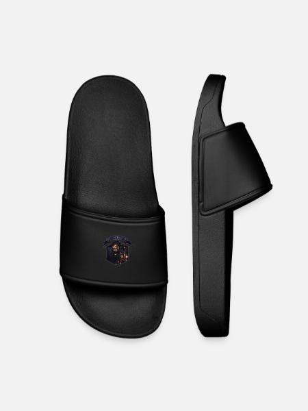 We can roll it! Vitiligo - Kids’ Pool Sliders - black