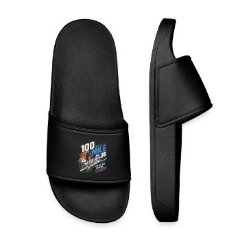 Trail Running - Club du 100 miles - Claquettes enfant - noir - Devant