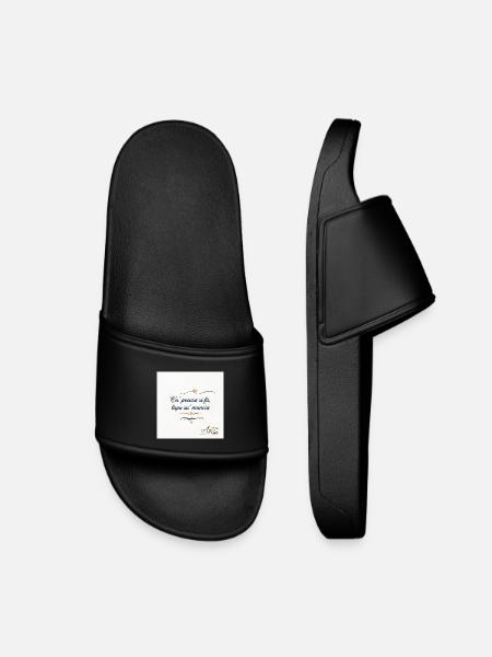 Designer Azzo - Kinder Badelatschen - Schwarz