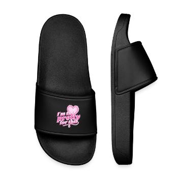 Pretty Ladies - Kids’ Pool Sliders - black - Front
