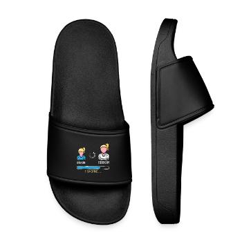 Chargement Interne Médecin Humour Futur Médecin - Claquettes enfant - noir - Devant