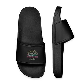 We Don't Need Roads. Ultra Runners - Kids’ Pool Sliders - black - Front