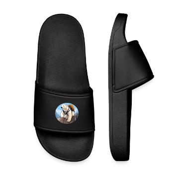 Ours polaire Randonnée / Alpiniste Ours polaire - Claquettes enfant - noir - Devant