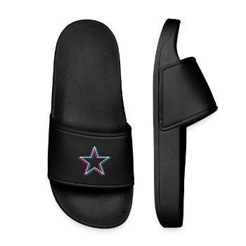 3D Star - Starlette de célébrité Sujet dangereusement chaud - Claquettes enfant - noir - Devant