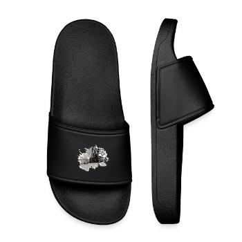 Chariot élévateur - Claquettes enfant - noir - Devant