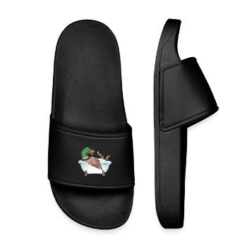 Baignoire de bain de canard - Claquettes enfant - noir - Devant