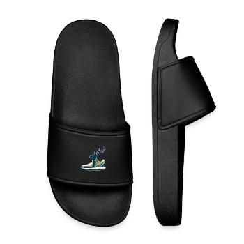 Forest Run Running Deer Sneaker Running Shoe Deer - Kids’ Pool Sliders - black - Front