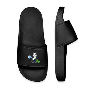 Panda Firefighter Fire Hose Fire Hose Fire Brigade - Kids’ Pool Sliders - black - Front